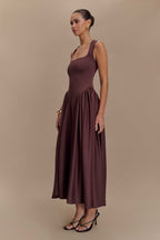 Elegant A-Line Maxi Dress for Women