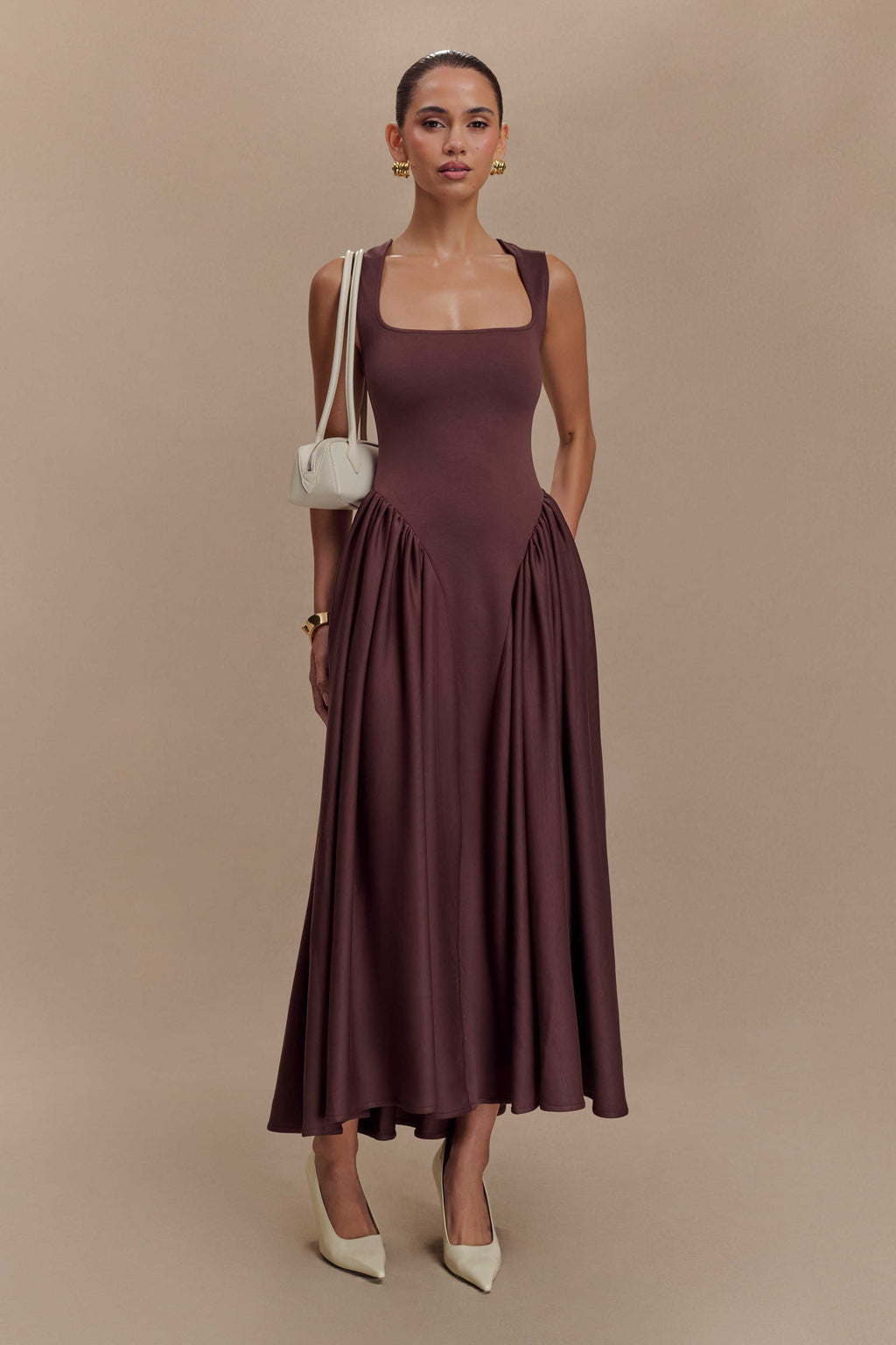 Elegant A-Line Maxi Dress for Women