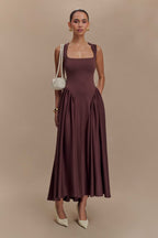 Elegant A-Line Maxi Dress for Women