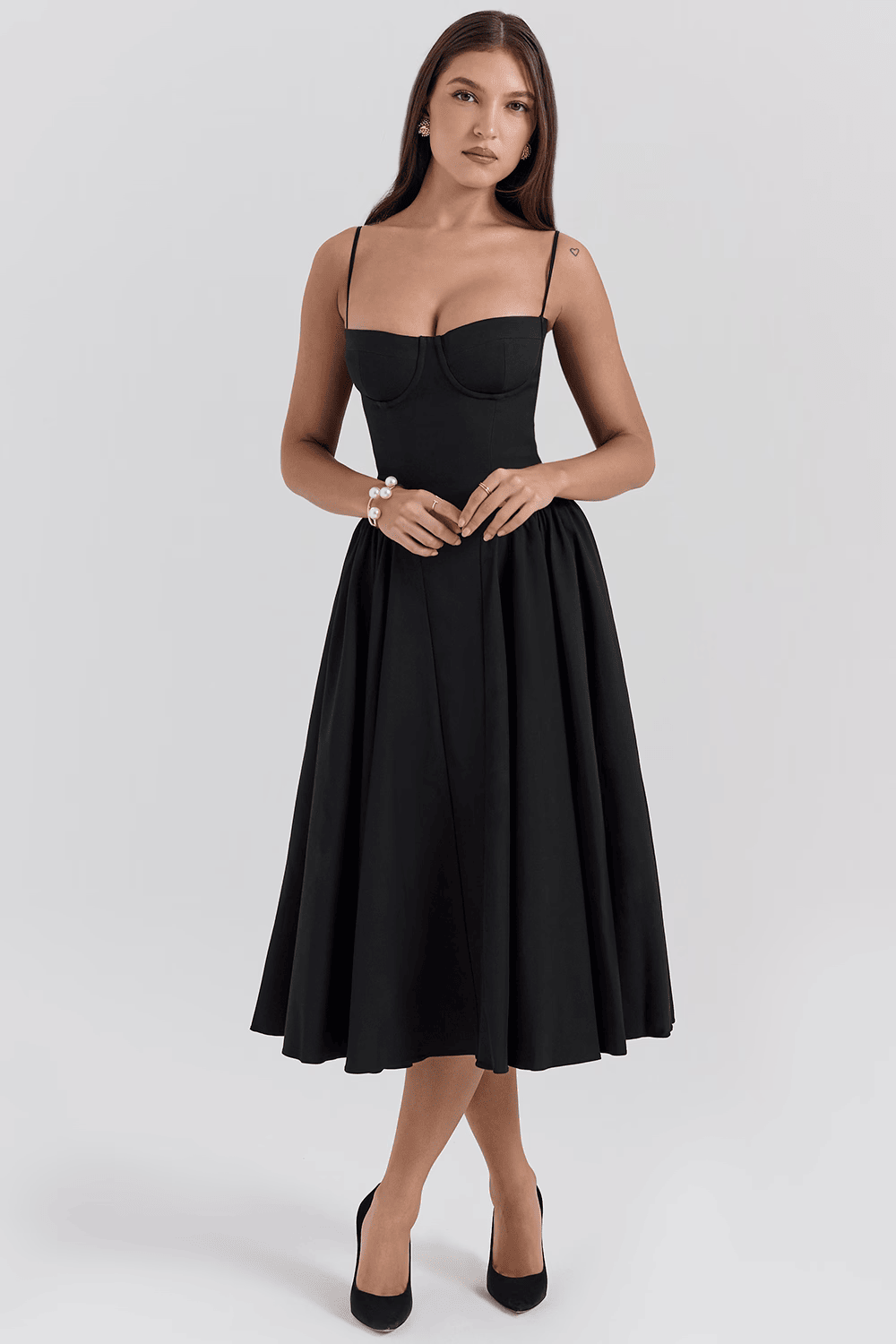 Elegant Midi Dress for Women